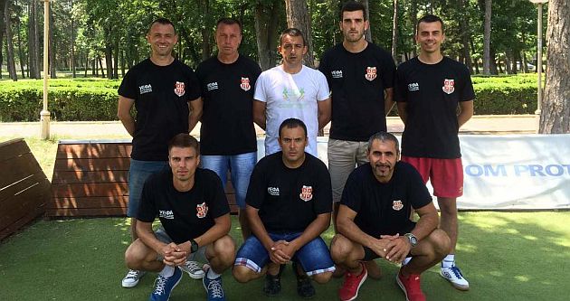 Polaznici obuke za licenciranje trenera u Kragujevcu sa mentorom Neškom Milovanovićem