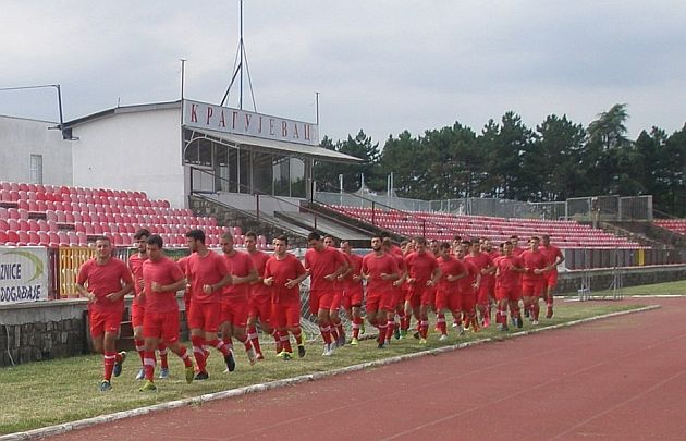 Fudbaleri Radnickog na treningu, za 11.07.2016