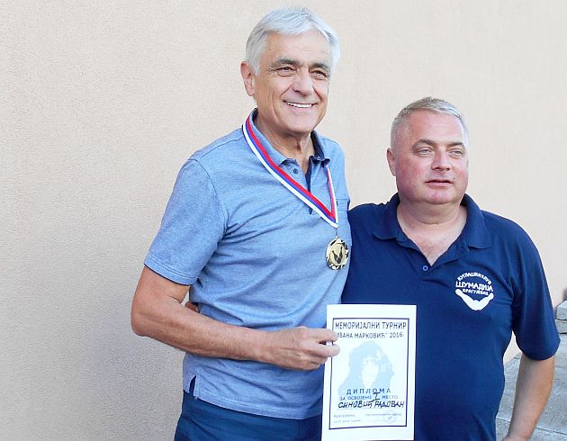 Radovan Simović, prvo mesto u konkurenciji kuglaša